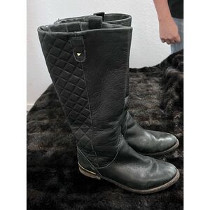 Aldo tall hunting riding quilted boots Sz 8 winter warmth
